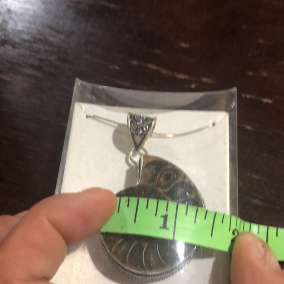 Ammonite Fossil Pendant - Picture 3 of 4